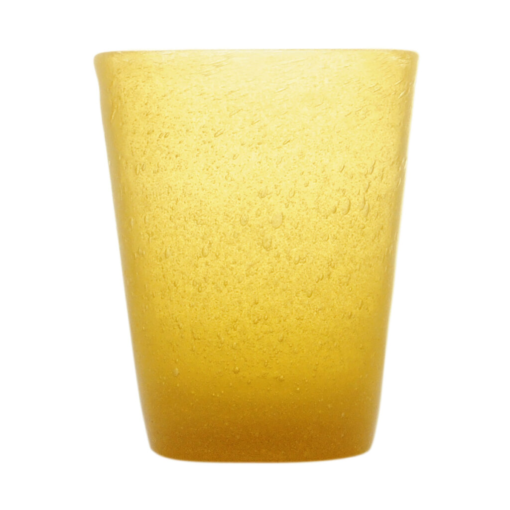 Memento Bicchiere Per Acqua In Pasta Di Vetro Nero